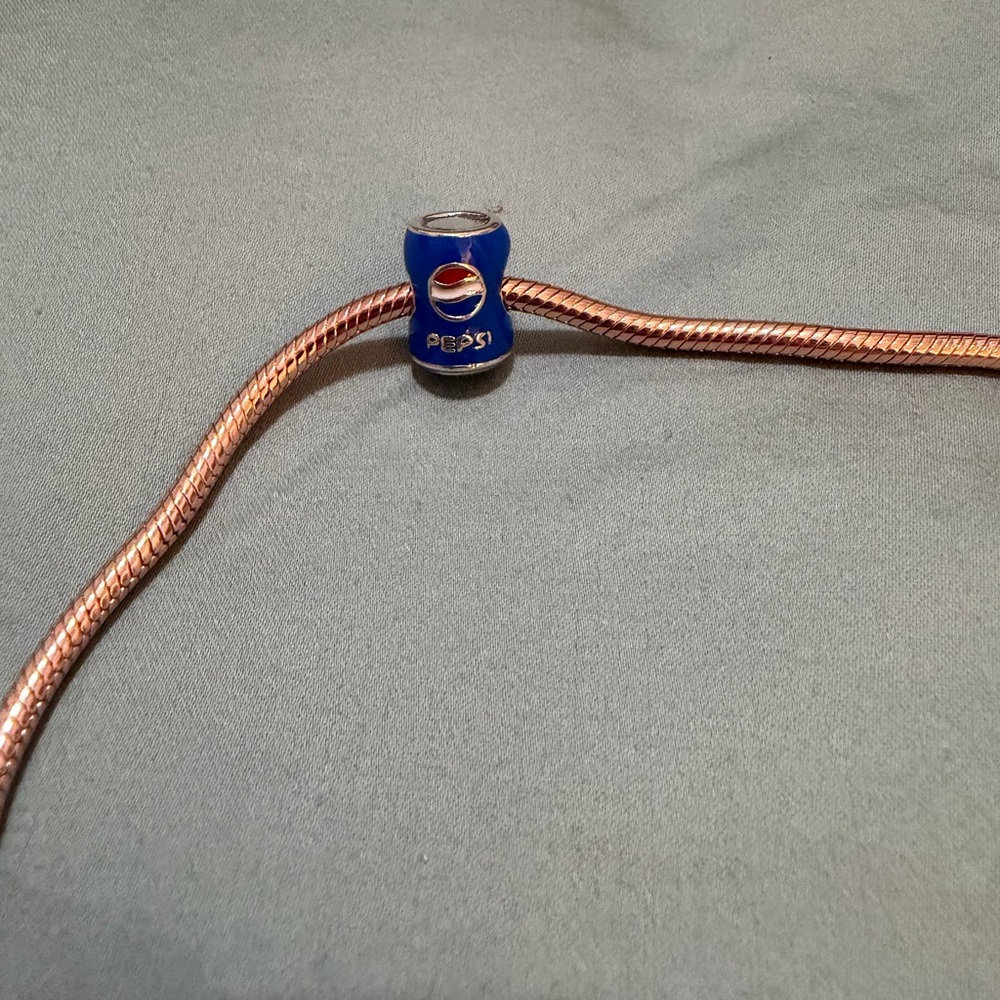 Silver & Blue Pepsi Can Charm - Picture 5 of 5